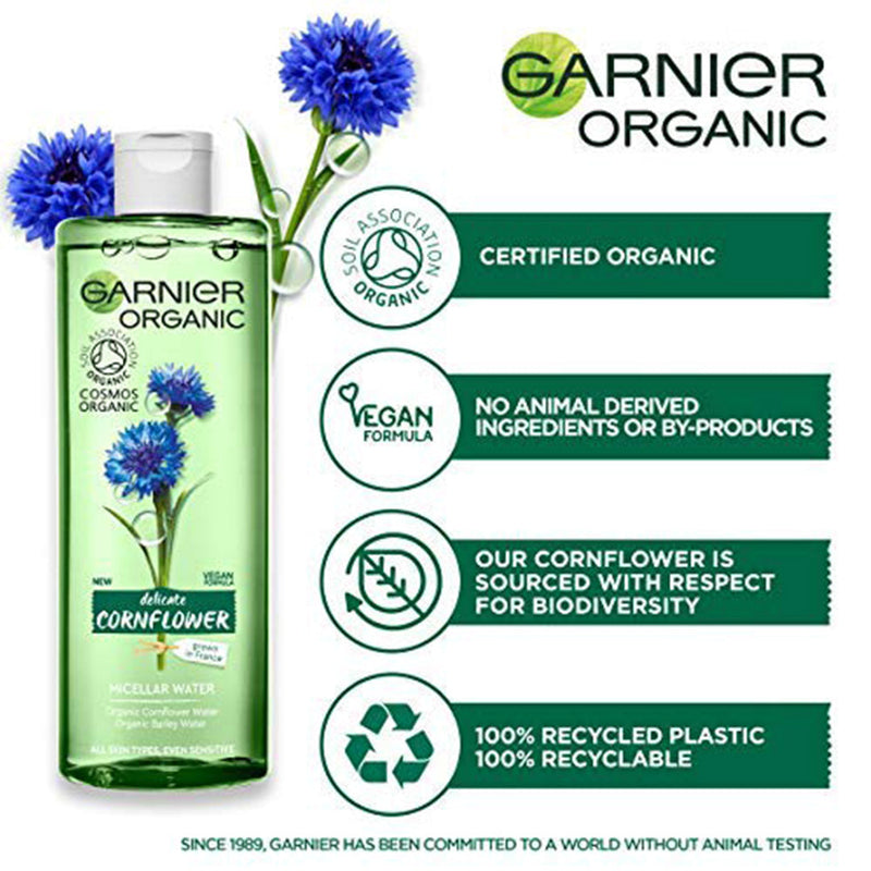 Garnier Bio Organic Cornflower Micellar Cleansing Water - Wholesale 6 Units (HBA-1832)
