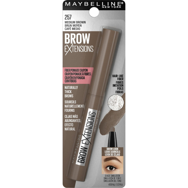 Maybelline Brow Extensions Medium Brown - Wholesale 72 Units (K46007)