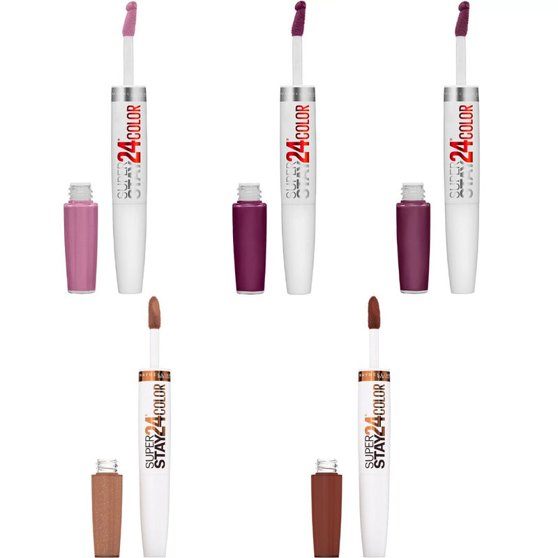 Maybelline Superstay 24 2-Step Liquid Lipstick Assorted - Wholesale 10 Units (MSSLL6)