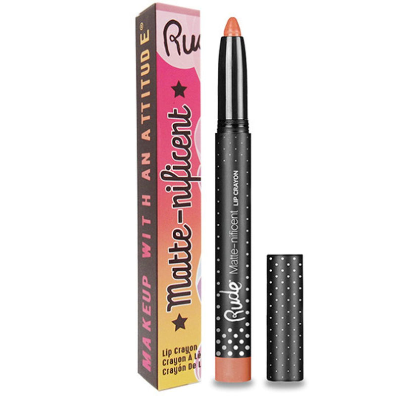 Rude Cosmetics Matte - Nificent Lip Crayon Assorted - Wholesale Pack 6 Units (RC-MN4)
